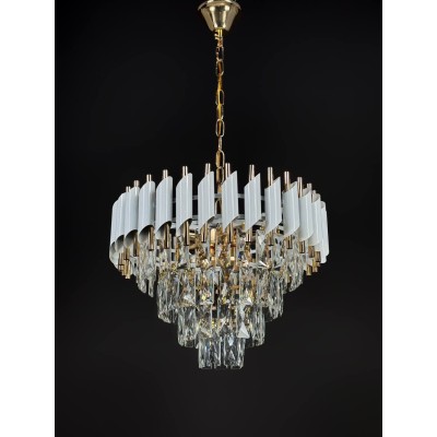 QS.99005-550 B5+J3 Люстра на цепи с кристаллами