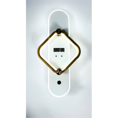 BD.36001 WH  Настенный светильник Бра с часами