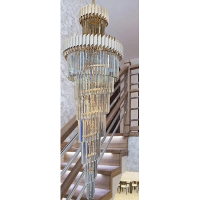 QS.99005-650*1800 B5+J3 Каскадная люстра с кристаллами